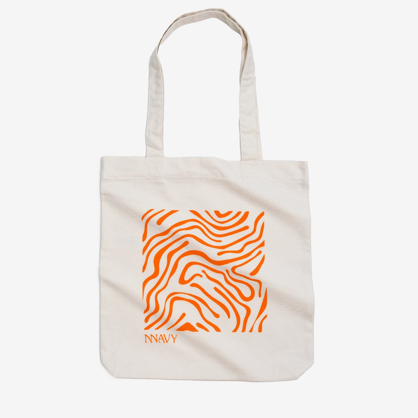 Woven totebage "NNAVY"